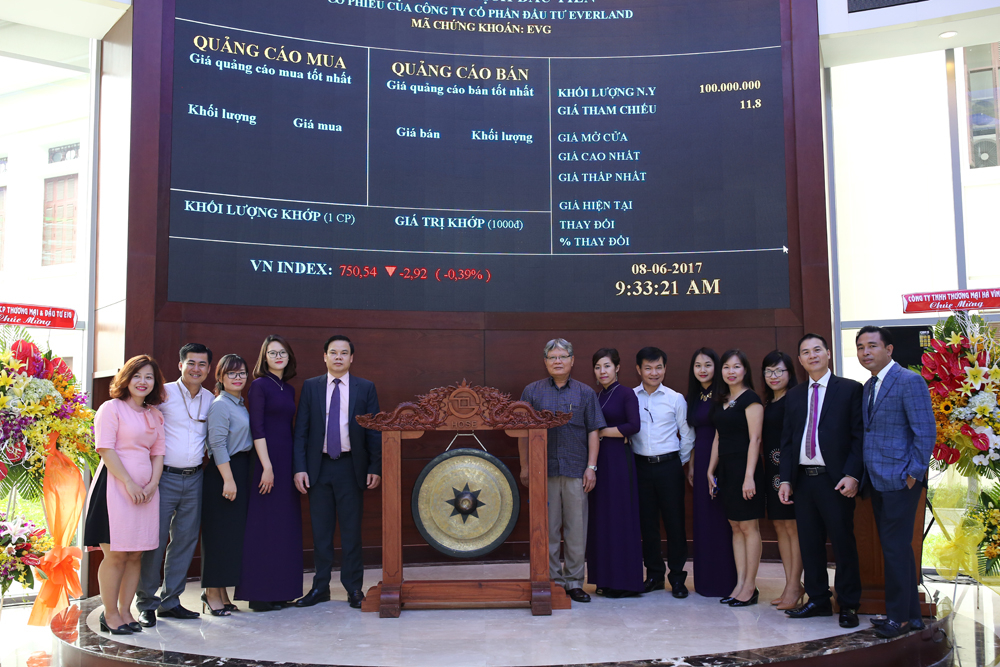 Lễ Quyết Định Niêm Yết và Chào Mừng Ngày Giao Dịch Cổ Phiếu Everland (08/06/2017)